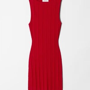 KNITTED BODYCON MINI DRESS